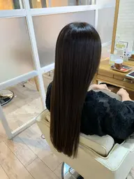 カット+コスメ縮毛矯正+オーガニックトリートメント