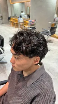 当店スタイリストカット✨️+ルーズパーマ🌀