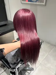 【濃いめカラーしたい方🩷】🌟ケアブリーチ(リタッチのみ◎)➕カラー➕💎バイカルテ5stepトリートメント🌟