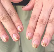 オフなしラメグラデーション.*・゚🌟