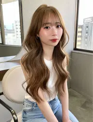 韓国風レイヤーカット＋カラー＋トリートメント
