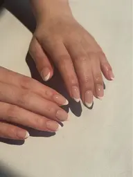 【HAND】フレンチネイル(クリアベース)オフあり🐶🌈