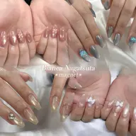 《6月限定クーポン🪼》【オフ有り】うるツヤ✨韓国風水光マグネットネイル💅🏻新¥6,000/再¥7,000〈長津田〉