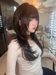 【cut】カット➕ケアカラー➕3step TR[原宿/トーンアップ/トーンダウン/透明感カラー]🍓ミニモ学割