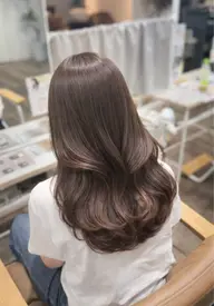 6️⃣月限定クーポン🎀【迷っている方はこちら】艶感美容液カラー🥣×カット/髪質で選べるトリートメント🫧