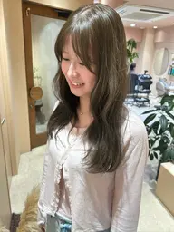 ブリーチ無し✨ダブルカラー🎗ミントカラー限定<<平日限定クーポン>>MILBON3ステップtreatment付