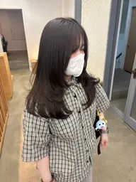 ロングカットモデル〈毛先カット+量感調整〉レイヤー✖️