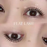 マツエク100本✨フラットラッシュ使用🌷束感仕上げ👀LED変更可能💙ྀི