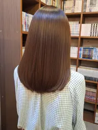ワンカラー+2ステップトリートメント+ご希望で前髪カット