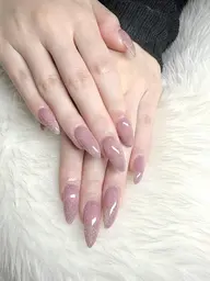 🎀【NEW OPEN】キラキラフラッシュネイル✨ご新規様オフ無料❣️【ミニモ限定🉐大きいパーツ1つ無料✨】