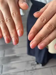 ハンド ピンクベージュ カラグラ🌟オフなし✨️
