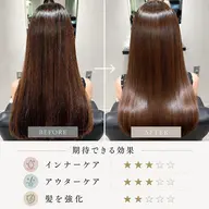 【新規コース▼毛先カット付】髪質改善カラー+内部補修6stepTR+クレンジング