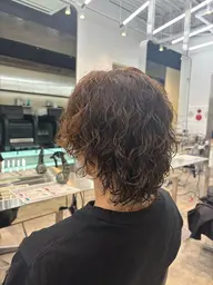 当店スタイリストカット+ツイストスパイラルパーマ🌀