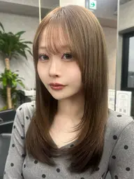【リファ マイクロファインバブル付き🫧】カット✂️+ワンカラー💫+3step髪質改善トリートメント【詳細確認必須】