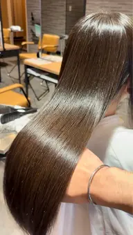 🌟朝の時短に@フルコース🌟 カット+カラー+うるおい縮毛矯正