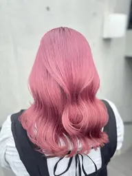🎀【ピンク系】ブリーチリタッチ➕ワンカラー➕1STEPトリートメント🎀