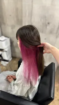 カット＋インナーカラー(ブリーチあり)＋トリートメント