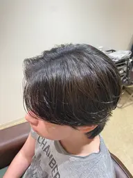 メンズ限定 センターパートカット+センターパートフェザーパーマ