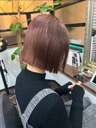 w color + treatment(ブリーチ有無両方可)(ケアブリーチ)