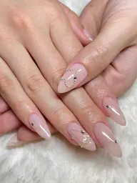 ハンドネイル【初回オフ込み!】ワンカラー+アート2本🎀デザインご相談ください◎