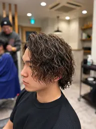 メンズ限定【似合わせカット+サーフカール】眉カット付き