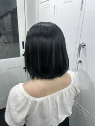 🖤ブリーチで落とせる黒🖤ワンカラーオフブラック💥+2stepトリートメント