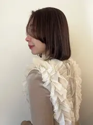 🤍🩰U24ミニモ学割🩰🤍ブリーチ無し艶カラー+内部ケアトリートメント💐(透明感/髪質改善/吉祥寺)