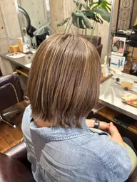 【🌸カウンセリング30分🌸カット+白髪ぼかしハイライト+トリートメント