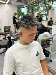 カット➕ツイスパ➕メッシュ〈メンズ〉