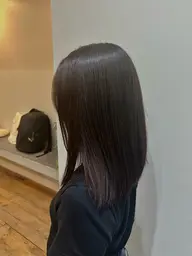 透明感のある仕上がりに🖤地毛風カラー・黒髪戻し