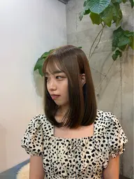 【同日可能✨】うる艶縮毛矯正+艶カラー+枝毛予防4stepトリートメント🫧