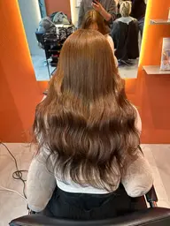 💎ブリーチ無しWカラー💎➕コテ巻き