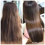 【癖の強い方🪴】縮毛矯正+似合わせカット+トリートメント