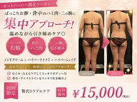 【二の腕/背中/お腹】夏本番!駆け込み夏痩せ!上半身集中痩身 ¥15,000