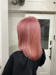 ♡🎀ピンク系限定🎀♡【ダブルカラー】ブリーチ➕カラー➕クイックトリートメント