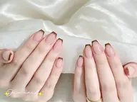 🎀🔰フレンチ🔰🎀 ソフトジェルオフ追加500🎀スカルプオフ追加1100円