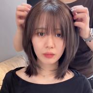カット+透明感たっぷりワンカラー💇🏻‍♀️♡