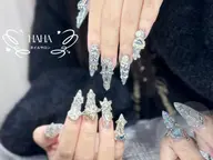 チップ長さ出し10本+持ち込みデザイン★パーツ放題付き