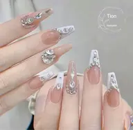 【研修モデル】Hand・チップスカルプ※持ち込みデザイン10本アート&つけ放題 ¥6980円