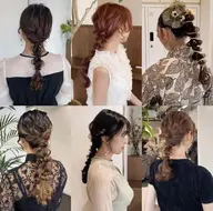 【🎟️ヘアアレンジ/ヘアセット/アップ 🎟️】¥5610お呼ばれヘアお任せください🤍