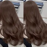 【職場OK・ブリーチなし・初カラーの方におすすめ】ブリーチなしダブルカラーでナチュラル透明感カラー◎