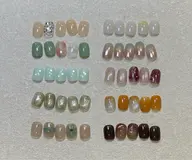 平日限定！【オフあり】定額デザイン/サルプルアート/フィルイン/⚠️色変更・長さ出しNG