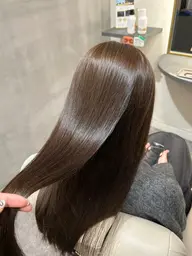 ☁️✨【🤍透明感カラー🤍】ワンカラー+トリートメント🫧