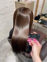 【褒められ髪】髪質改善inケアカラー(/白髪染め可)+3stepTR