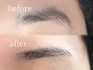 【メンズ眉WAX】初めての方も安心◎半個室で似合わせ眉