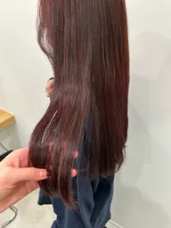 【新規限定!美髪ケア】カット込み!カラー+うる艶酸熱トリートメント💎ワンカラーで柔らかいツヤ髪に!(ロング料金なし)