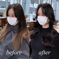 似合わせカット✂️+艶カラー🩶+AFLOATオリジナルトリートメント⭐️
