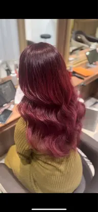 カット✂️➕ブリーチなしダブルカラー🩵🩷