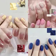 【オフ無し】短期間だけジェルを楽しみたい方✨ピールオフジェルワンカラー💅