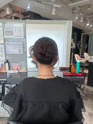 巻き下ろしやヘアセット